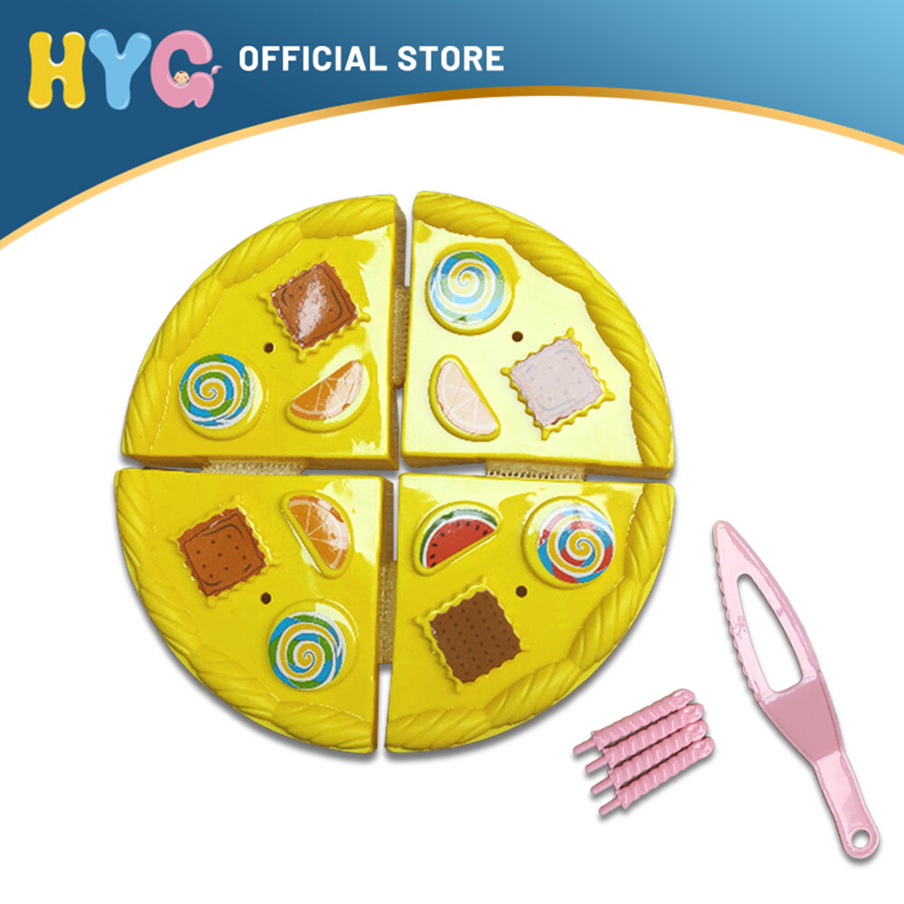 HYG Play house toys Cooking Toys Kitchen Toys 9 Pack Realistic Cake Toys Pretend Family Playset Cut Birthday Cake Kitchen Playset for Boys Girls Girls Gifts Pretend to be family games