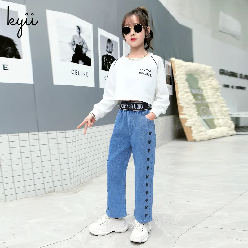 KYII Girl pants summer baby Casual Korean Pant ky22125