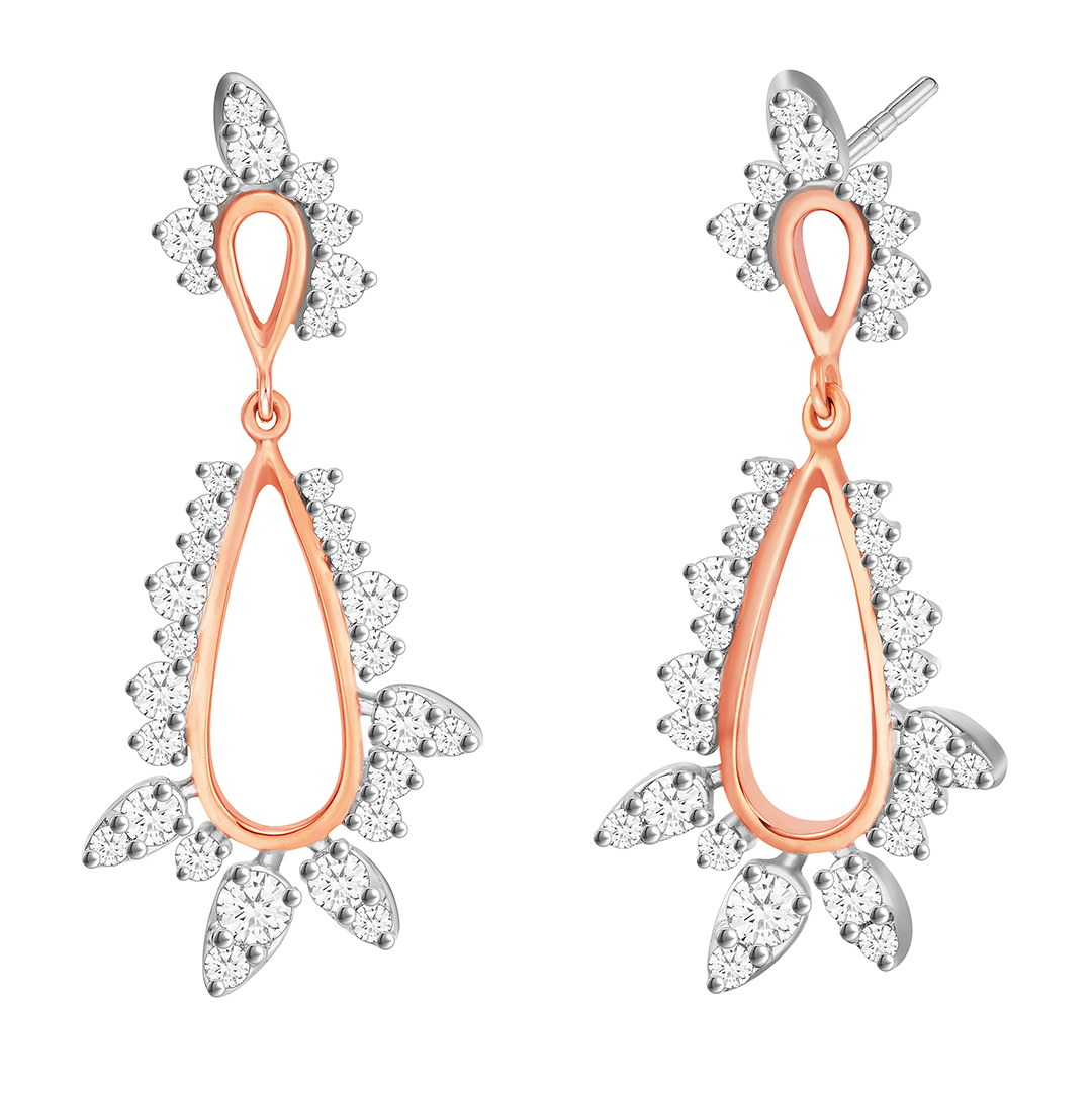 Lee Hwa Jewellery Cheri Tiara Diamond Earrings