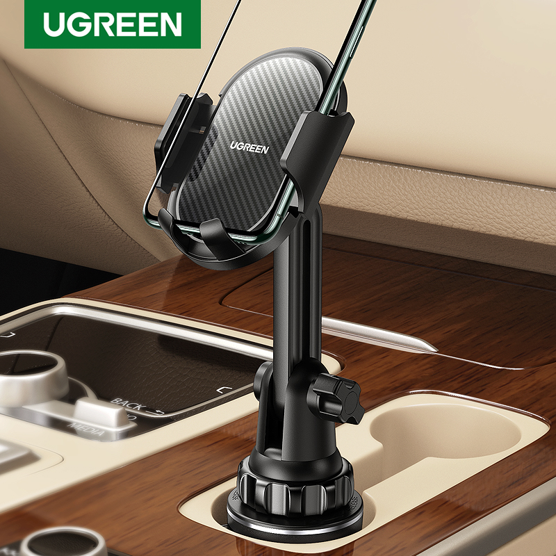 UGREEN Car Cell Phone Cup Holder Phone Mount for 4,7-7.2 inch iPhone 13 Pro Max, iPhone 12 11 Pro Max XR XS X 8 7 Plus 6S Samsung Galaxy S22 Ultra S21 S20 Note 10 Note20 LG G7 G8 V40 Google Pixel 4 XL